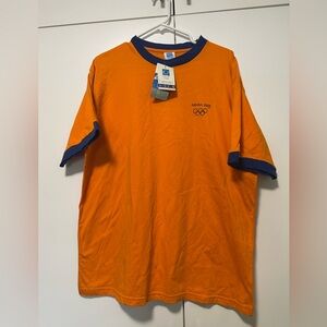 ATHENS OLYMPICS 2004 Official T-Shirt MEN’S SIZE XL Orange NWT
